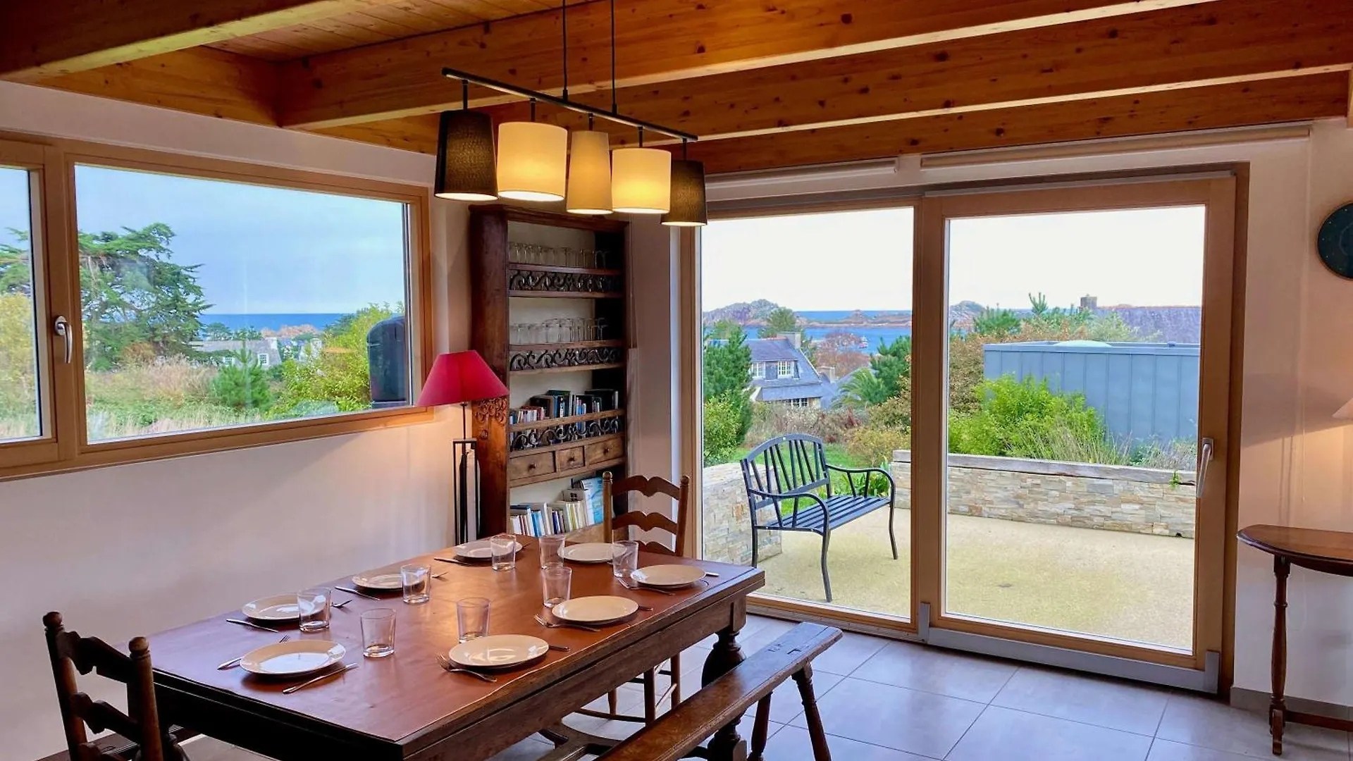 Villa House With Sea View And Large Garden For 8 People Plougasnou Casa vacanze